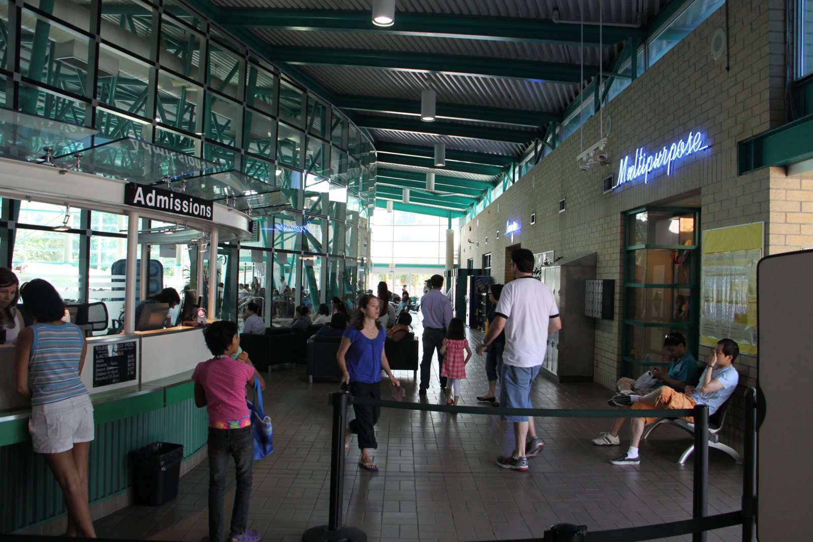 Inside Eileen Dailly Leisure Pool & Fitness Centre