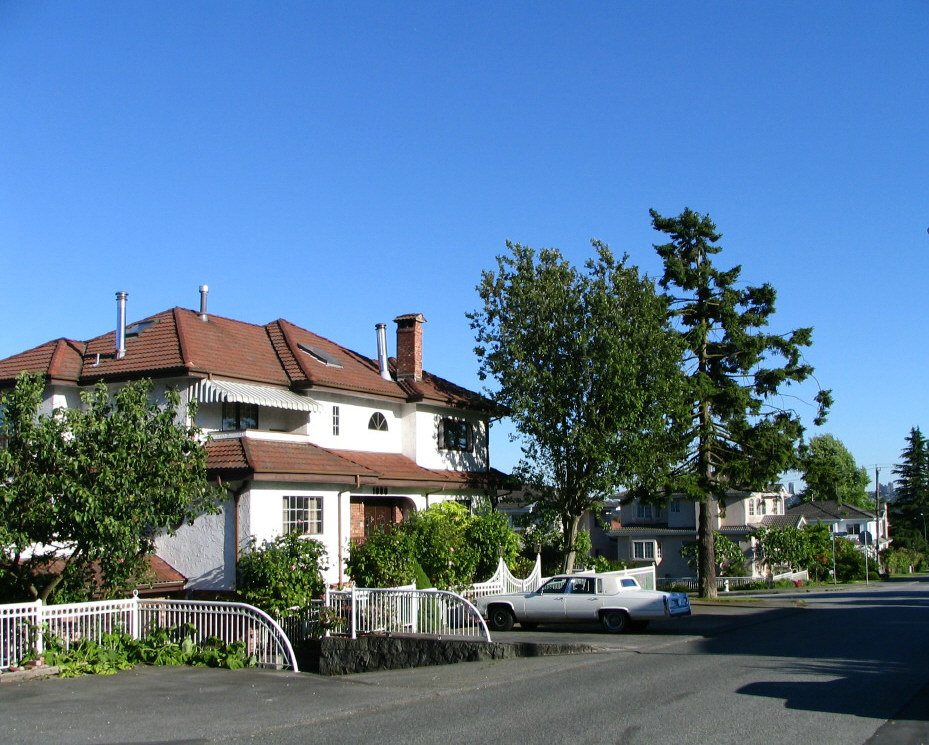 A Willingdon Heights street, near the community centre